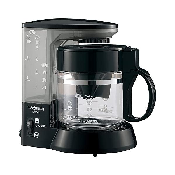 象印マホービン コーヒーメーカー 4杯用 ブラック EC-TD40-BA