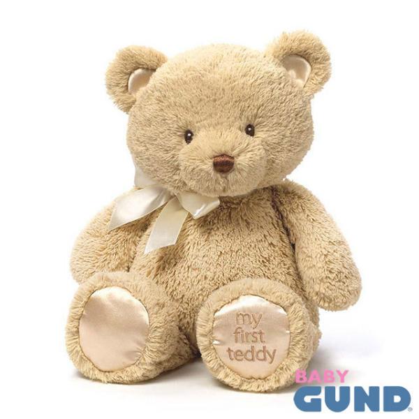 Baby GUND My First Teddy Bear, Ultra Soft Animal Plush Toy for Babies and Newborns, Tan, 15”