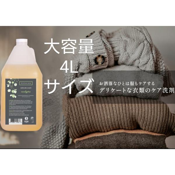 EUCALAN 4Lサイズ ユーカラン デリケート洗剤 エコ洗剤 洗濯洗剤
