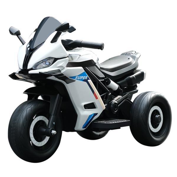 とってもカッコイイ本格仕様の電動乗用バイク。<br>お子様、お孫様へのにぴったり!!<br><br>【商品仕様】<br> ・商品サイズ：約79cmｘ45cmｘ55cmbr<br> ...