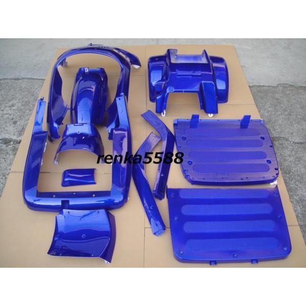 ジャイロキャノピー　外装セット　2スト ジャイロキャノピー TA02 外装 カウル 一式 2サイクル 艶あり青 ブルー