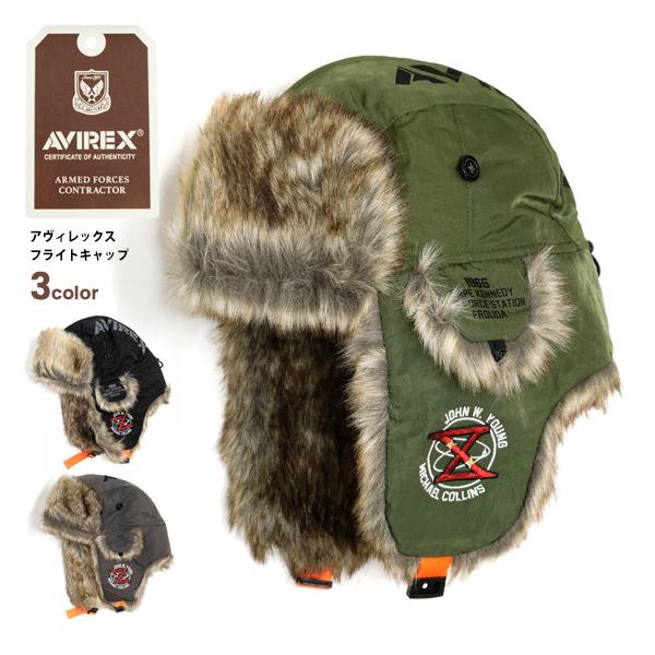 未使用級極美品◎AVIREX フライトキャップ アヴィエーター ファー耳当て付き renovatio_avirex-002