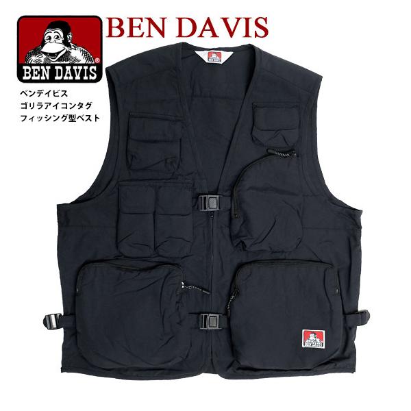 ベンディビス　ベスト BEN DAVIS（ベンデイビス） ベスト フィッシングベスト メンズ 多