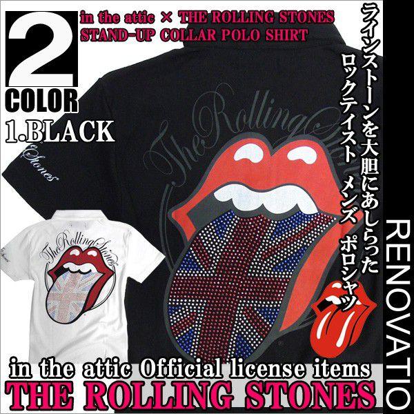 THE ROLLING STONES ポロシャツ メンズ in the attic POS-036