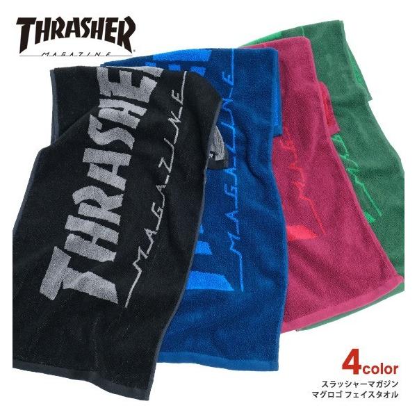 THRASHER（スラッシャー） タオル マグロゴ フェイスタオル