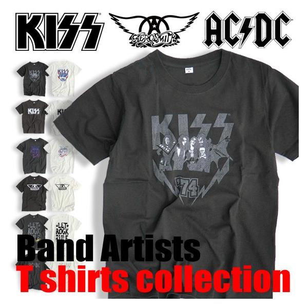 KISS バンドT キッス 半袖T Aerosmith Tシャツ エアロスミス