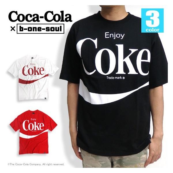 コカ・コーラ Tシャツ ボトルプリント 半袖Tシャツ Coca-Cola ロゴ