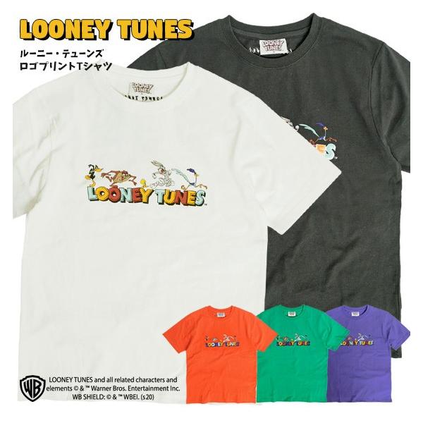 ルーニー テューンズ Tシャツ Looney Tunes ロゴプリント 半袖tシャツ アニメ キャラクター クルーネック ユニセックス Tss 421 Tss 421 Renovatio 通販 Yahoo ショッピング