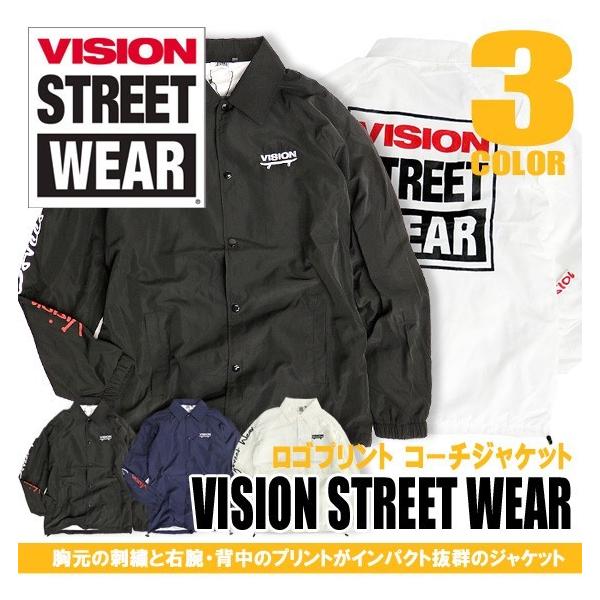 ビジョンストリートウェア VISION STREET WEAR コーチジャケット VISION STREET WEAR コーチジャケット メンズ ジャケット