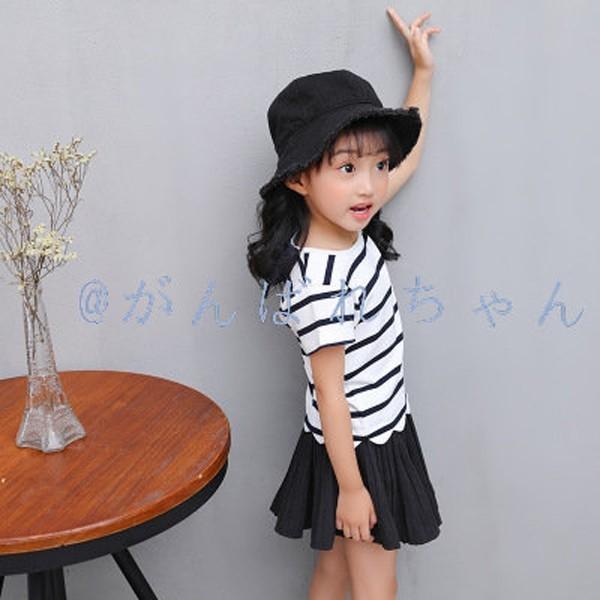 半袖 Tシャツ 女の子 ファッション キッズ 子供服 韓国子供服 ガールズ トップス ブラックタイ カワイイ C17 Kids01 がんばれちゃん 通販 Yahoo ショッピング