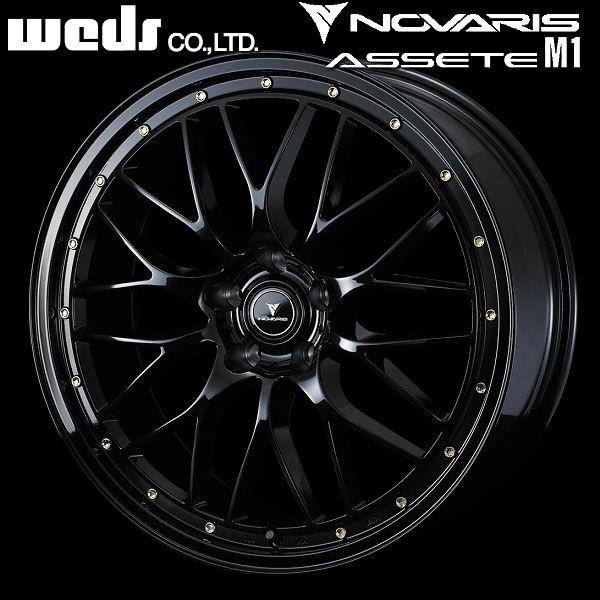リースノヴァ WEDS 送料無料 90系ノア VOXY ノヴァリス アセット M1 ブラック