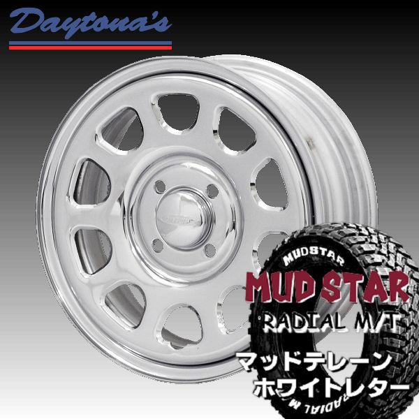 MUDSTAR 送料無料 マッドスター M/T ホワイトレター 145/80R12LT 80  