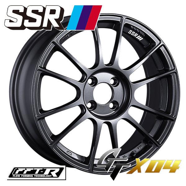 送料無料☆コペン SSR GTX04 ダークガンメタ 165/50R16 国産タイヤ