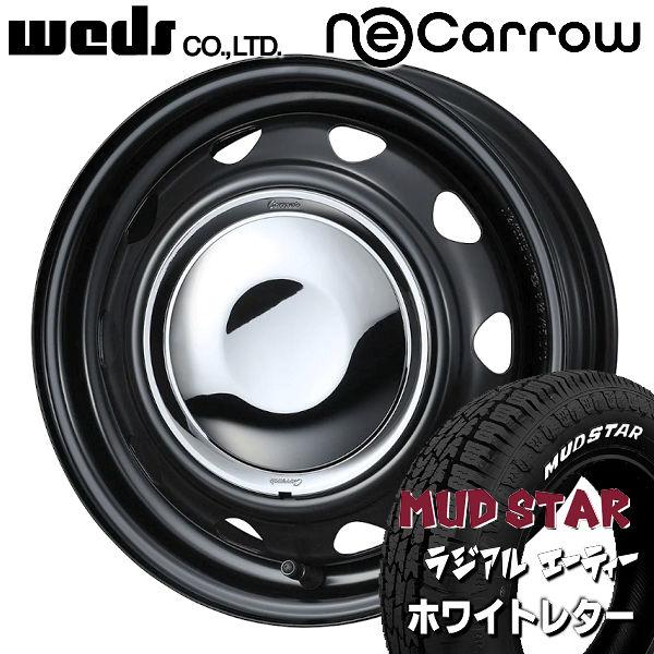 MUDSTAR 送料無料 マッドスター A/T ホワイトレター 145/80R12LT 80  