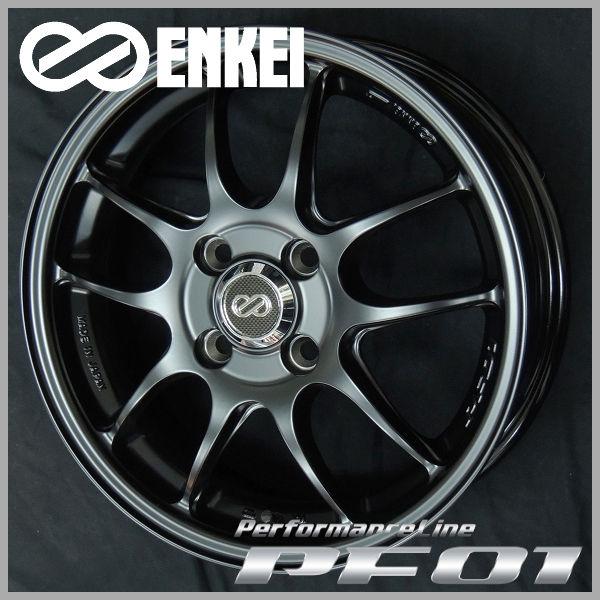 送料無料 コペン ハスラー キャスト Enkei エンケイ Pf01 マットブラック 165 50r16 タイヤ ホイール4本セット Pf01mbkr16kr カーショップrens 通販 Yahoo ショッピング