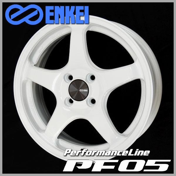 ENKEI 送料無料 エンケイ パフォーマンスライン PF05 ホワイト 165 