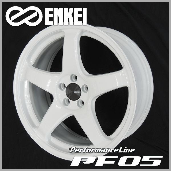 ENKEI ホワイト 17インチホイール 3本 ENKEI（エンケイ） 送料無料 パフォーマンスライン PF05 ホワイト