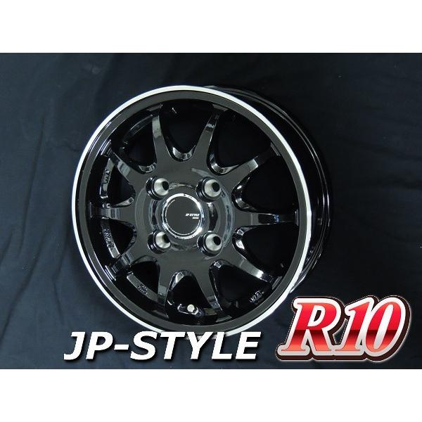 送料無料 軽トラック 軽バン JWL-T規格 パールブラック 4.0J +42 