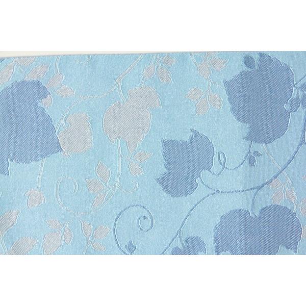 水色　青　ツタ（蔦）　文庫結び