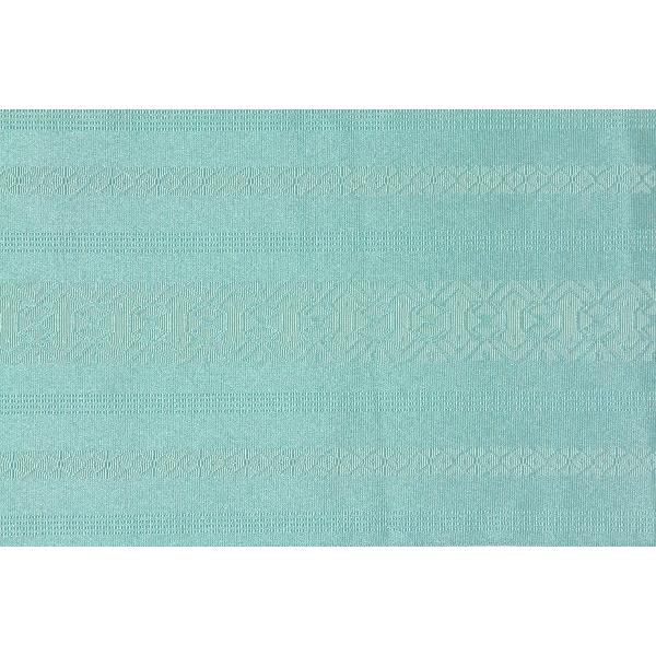 【夏物・浴衣用】<br>水色・緑　献上　光沢