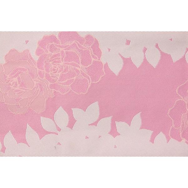 ピンク地　バラ（薔薇）