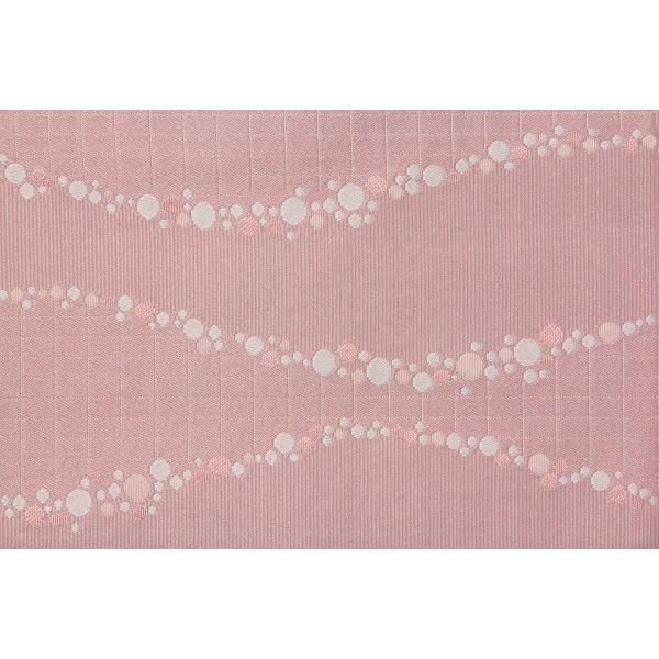 ピンク地　波文　水玉　ドット柄　立涌文