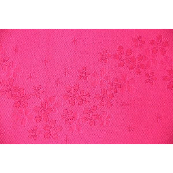 【夏物・浴衣用　単衣用】<br>濃ピンク　サクラ