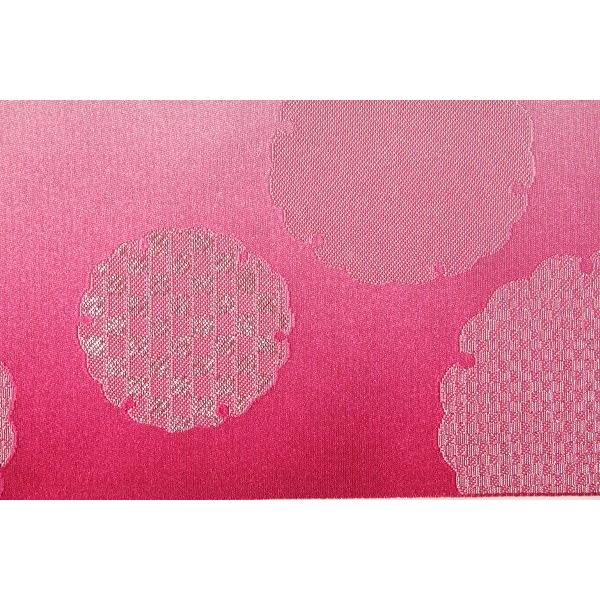 【夏物・浴衣用】<br>ピンク　雪輪　ラメ　文庫結び