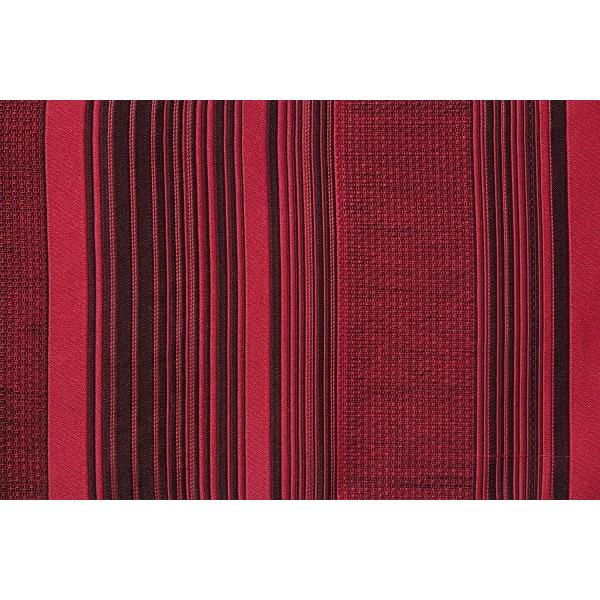 赤色地　黒　縦縞（ストライプ）