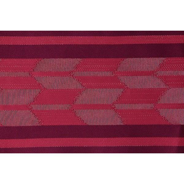 【夏物・浴衣用】<br>赤　矢絣　ラメ　文庫結び