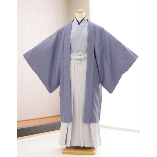 成人式 男 紋付袴 レンタル hkmo011s フルセット 羽織袴レンタル メンズ 着物レンタル 袴レンタル 男性着物 成人式レンタル 二十歳 １月 貸衣装 和服 hakama 成人式袴 2026 ラベンダーブルー×ホワイトグレー袴【サイズ...