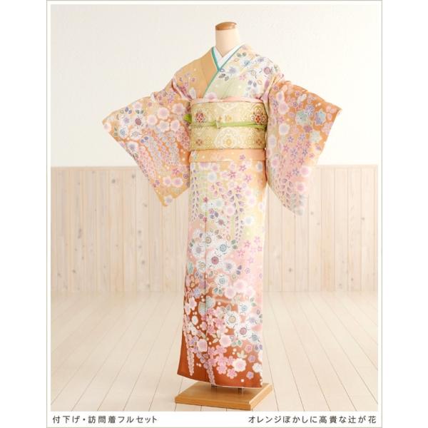 訪問着レンタル 結婚式 卒業式 入学式 七五三 hw1198 着物レンタル