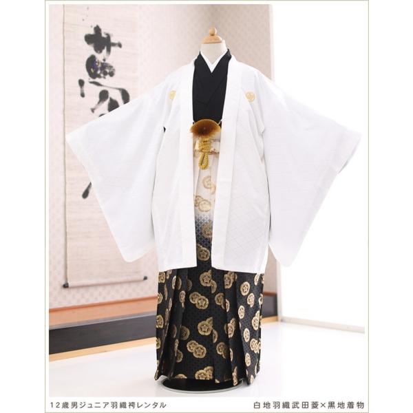 卒業式 袴レンタル 小学校 男 ジュニア jmo077 小学生 紋付袴レンタル フルセット 羽織袴 袴 男性着物レンタル １２歳 十三参り 小学校卒業式 結婚式 Sサイズ 150cm 155cm 160cm イベント 和服 往復送料無料「白...