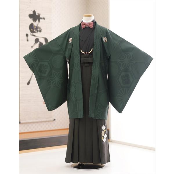 小学校卒業式 男 袴レンタル jmo172 小学生 12歳前後 ジュニア着物