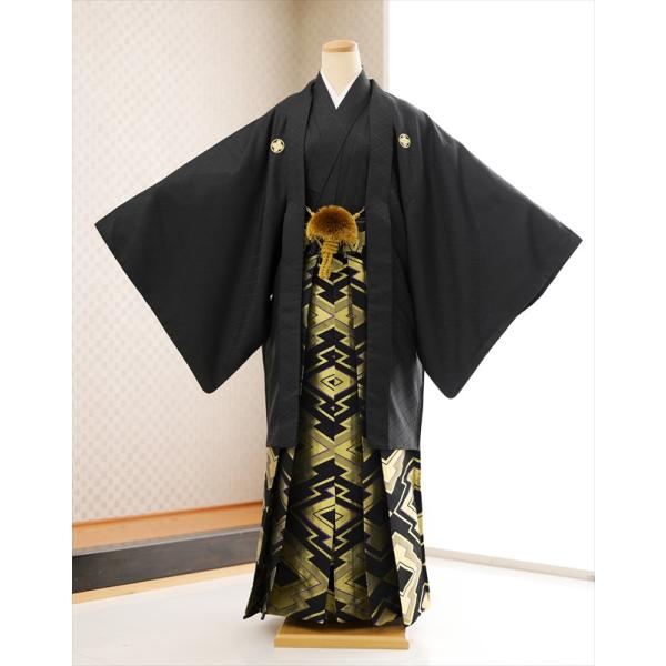 成人式 男 紋付袴 レンタル mo241s フルセット 羽織袴レンタル メンズ 着物レンタル 袴レンタル 男性着物 成人式レンタル 二十歳 １月 貸衣装 和服 hakama 成人式袴 2026「黒地にアートスタイル黒金袴」【サイズ】身長…1...