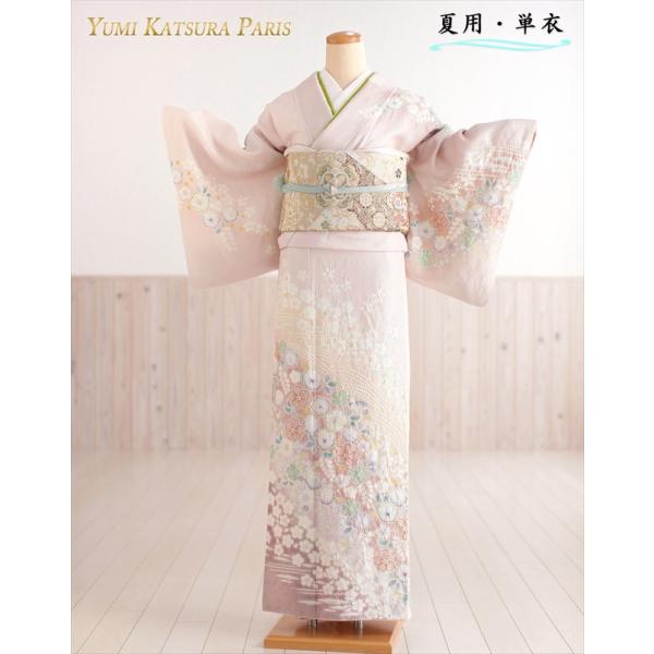 訪問着 フルセットa653 c 単衣　入学式　お宮参り　七五三　結婚式 rental-poem_sh1153