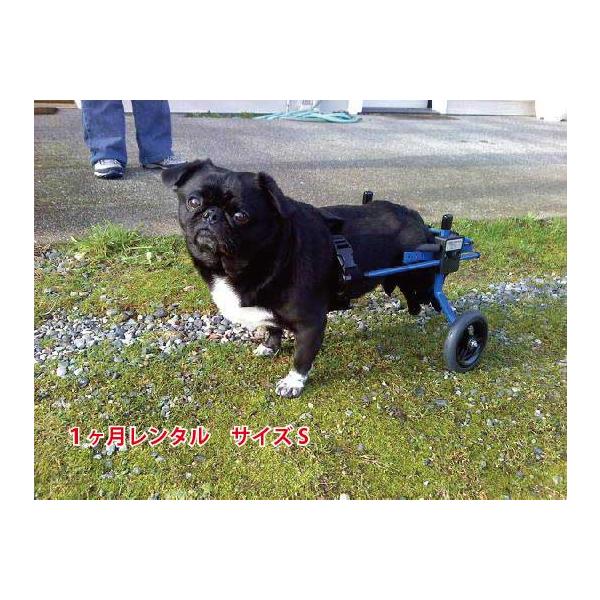 1ヶ月レンタル　K9カート犬用車椅子後脚サポート S（5kg-8kg未満)　後ろ足　犬　車イス　車椅子　歩行器　パグ　コーギー　小型犬