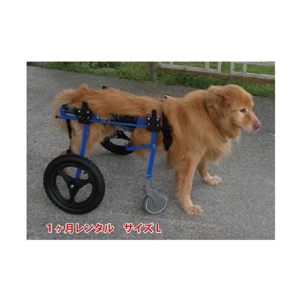 1ヶ月レンタル　4輪の犬の車椅子　K9カート犬用車椅子 L（18kg-30kg未満)　犬　車椅子　車イス　ラブラドール　レトリーバー　ゴールデン　大型犬