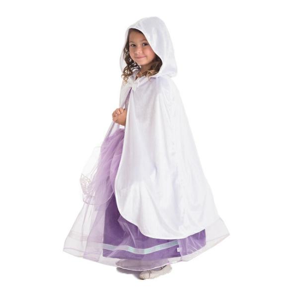 空き状況は「すべて見る」を押してチェック！どんなドレスともよく似合う純白のプリンセスクローク物語の中から抜け出したような夢のあるマントケープは プリンセスドレスや仮装コスチューム衣装にぴったりマジックテープで前を留めるタイプなので お子様で...