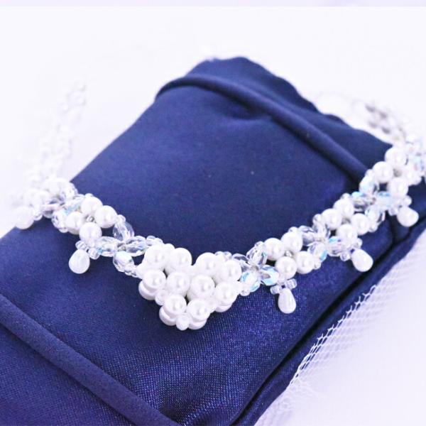 空き状況は「すべて見る」を押してチェック！フォーマルドレスやプリンセスドレスに合わせてワンランク上のドレスアップ☆合わせるドレスを選ばないレースのようなデザインのビーズのネックレスシックなドレスでもつけるだけで華やかに。発表会 コンクール ...