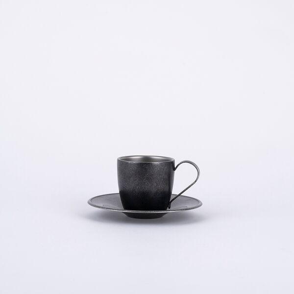 DWカップ＆ソーサー 【BLACK】100ml コーヒー カップ 贈り物 プレゼント ギフト キャンプ アウトドア