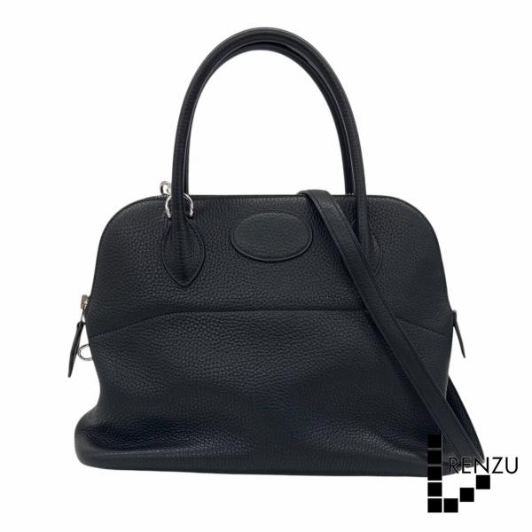 [中古]エルメス ボリード 31 トリヨンクレマンス ノワール（ブラック） シルバー金具 送料無料