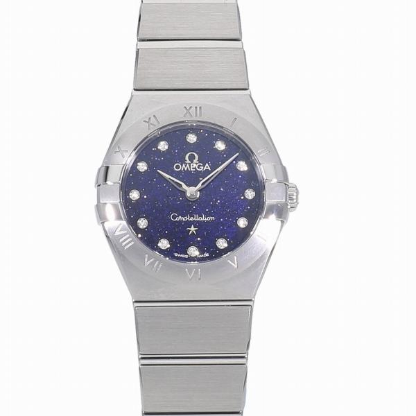 OMEGA Constellation ダイヤモンド✖️パール文字盤腕時計 OMEGA [新品]オメガ コンステレーション クォーツ 25mm ブルー