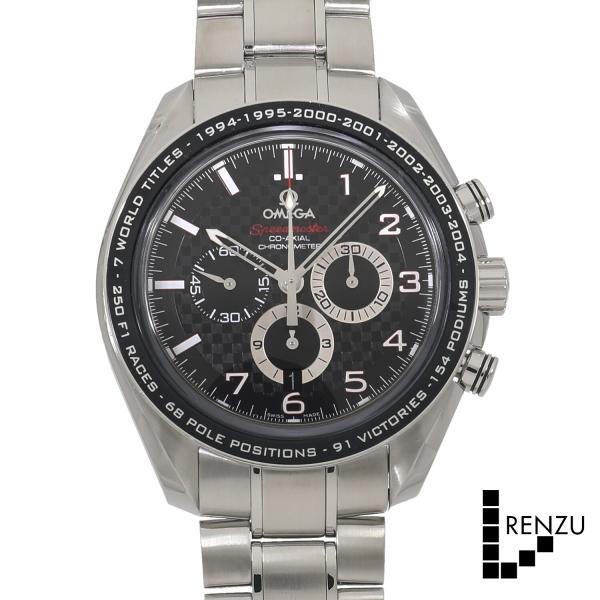 OMEGA オメガ スピードマスター レーシング ミハエルシューマッハ ザ・レジェンド 321.30.44.50.01.001 腕時計_x000D_
 ステンレススチール ブラック文字盤 自動巻き メンズ【中古】472 SPEEDMASTER [中古]オメガ スピードマスター レーシング ザ
