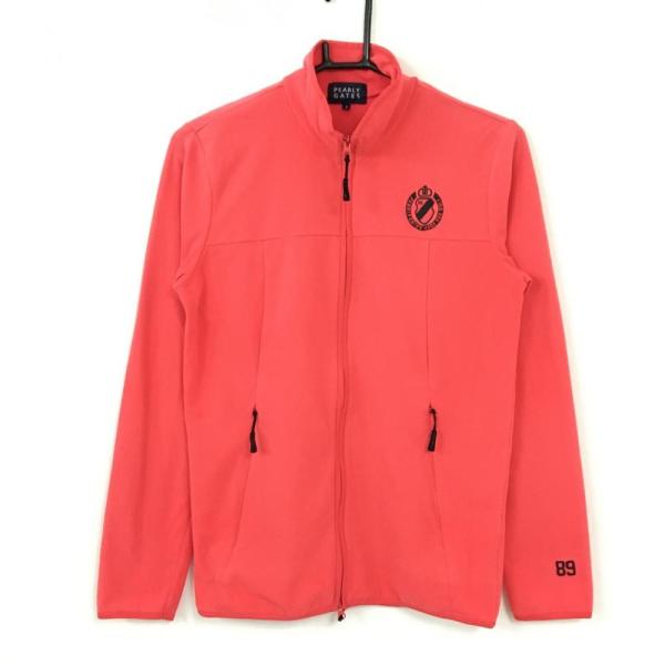 PEARLY GATES（パーリーゲイツ） ダブルジップブルゾン レッド×黒