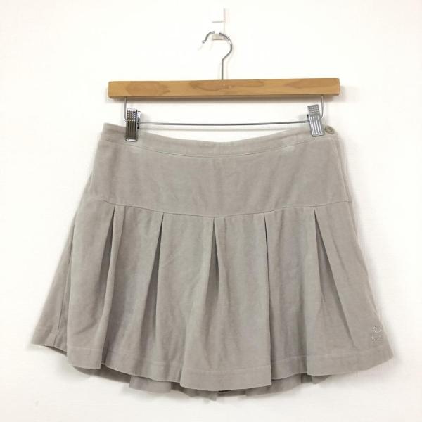 クードシャンスゴルフ スカート 内側インナーパンツ グレー 裾プリーツ