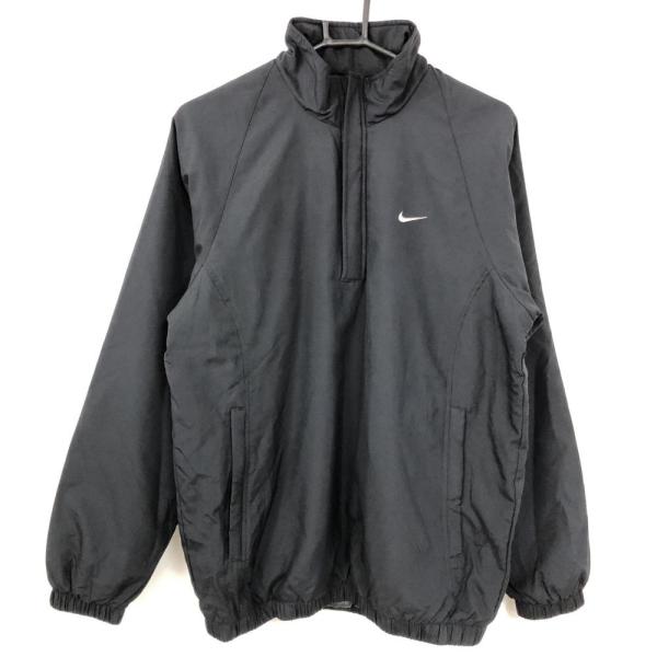 NIKE ナイキゴルフ 中綿ブルゾン 黒 ハーフジップ メンズ S