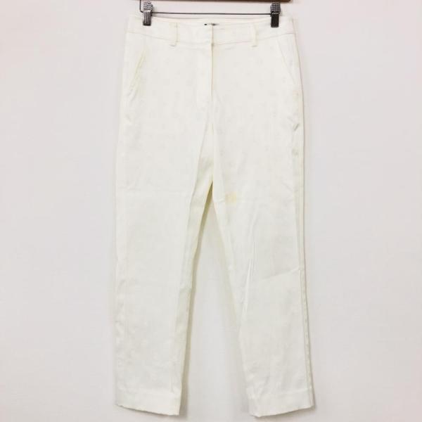 【新品未使用 ピッコーネ】38号 ☆SALE70%OFF☆PICONE ピッコーネ パンツ 白 総柄 レディース 38