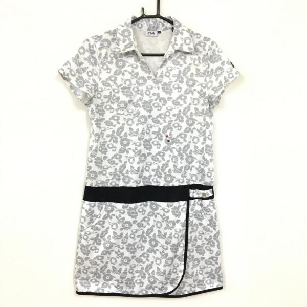 Fila Golf フィラゴルフ 半袖ポロワンピース 白 グレー 花総柄 スキッパー レディース L ゴルフウェア Buyee Buyee Japanischer Proxy Service Kaufen Sie Aus Japan