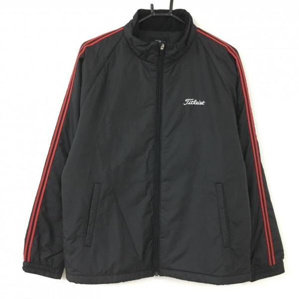 10%OFF価格／TITLEIST タイトリスト 中綿ジャケット 黒×レッド バック